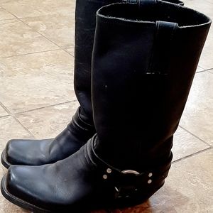 Harley Davidson inspired like leather boots size 8